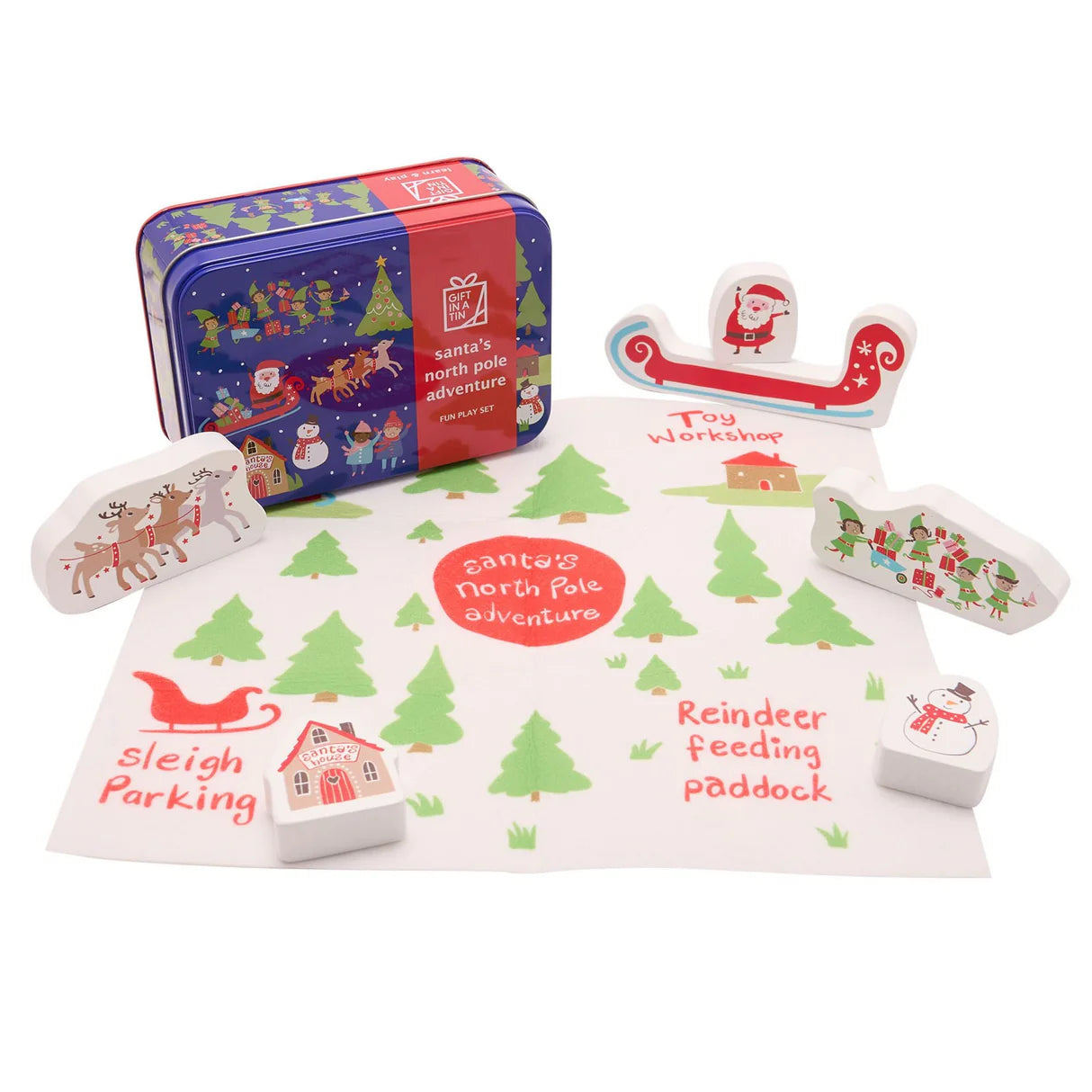 Santa's Adventure Gift in a Tin by Apples To Pears