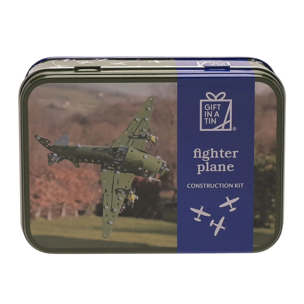 Fighter Plane Construction Gift in a Tin by Apples To Pears
