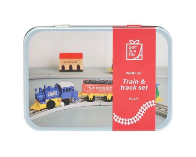 Wind Up Train Set Gift in a Tin by Apples To Pears