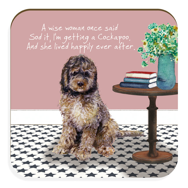Coaster - Cockapoo Wise Woman by The Little Dog Laughed