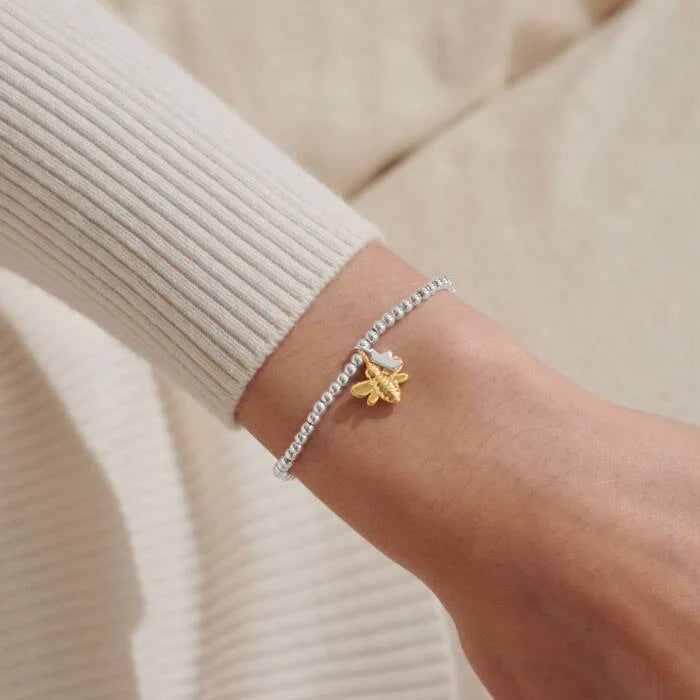 A Little ‘Queen Bee’ Bracelet in Silver Plating