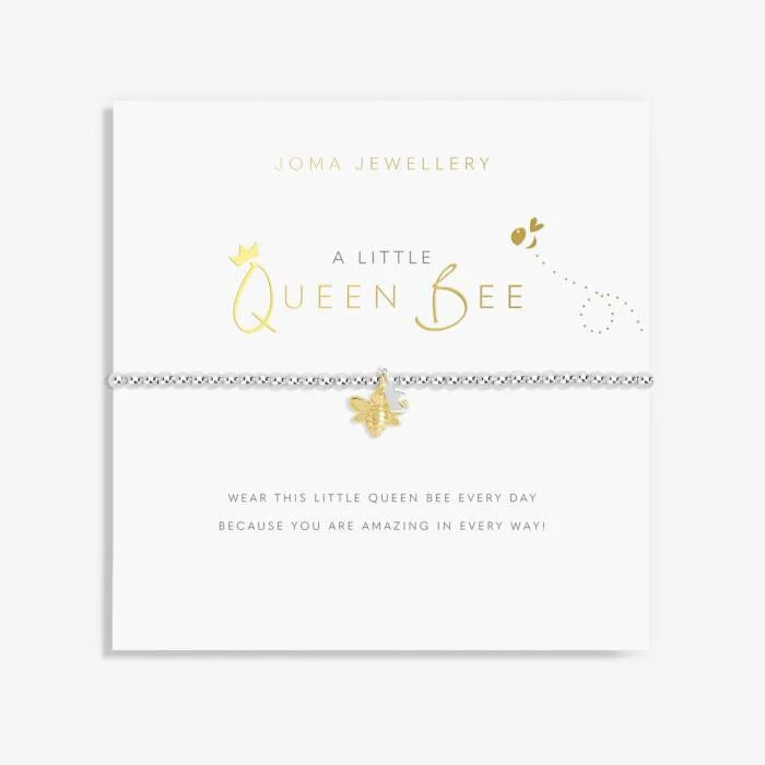 A Little ‘Queen Bee’ Bracelet in Silver Plating