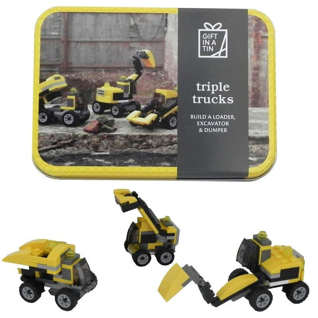 Triple Trucks Gift in a Tin by Apples To Pears