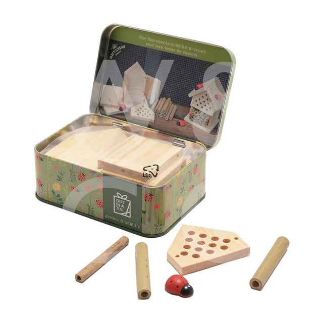 Make your Own Insect House Gift in a Tin by Apples To Pears