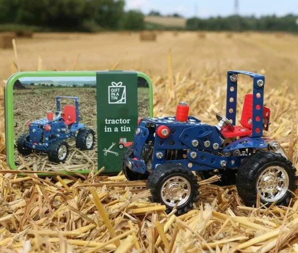 Tin Tractor Gift in any Tin by Apples To Pears