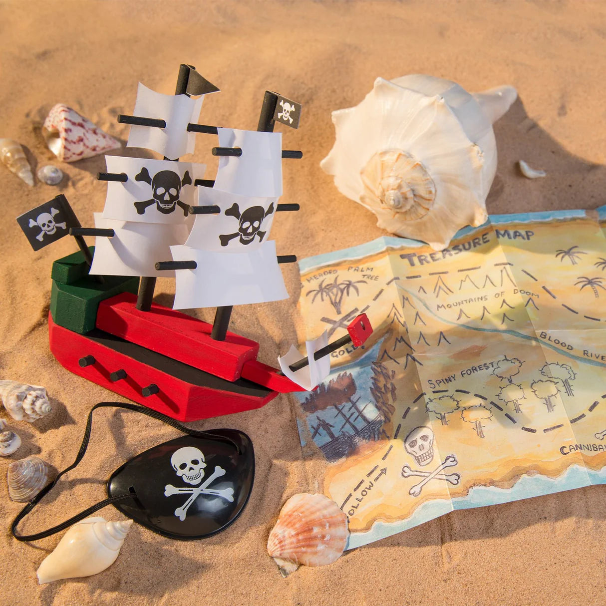 Pirate Ship Gift in a Tin by Apples To Pears