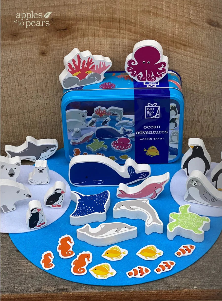 Ocean Adventures Gift in a Tin by Apples To Pears