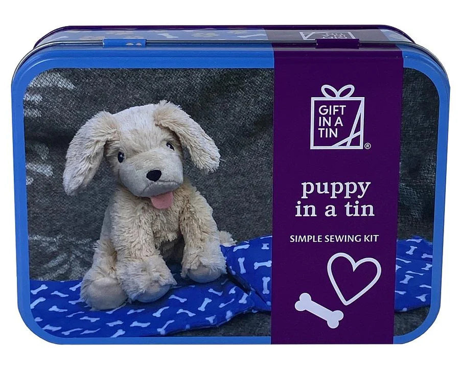 Puppy Gift in a Tin by Apples To Pears