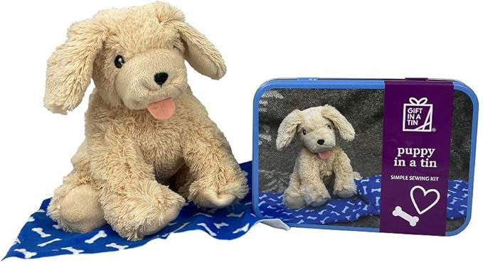 Puppy Gift in a Tin by Apples To Pears
