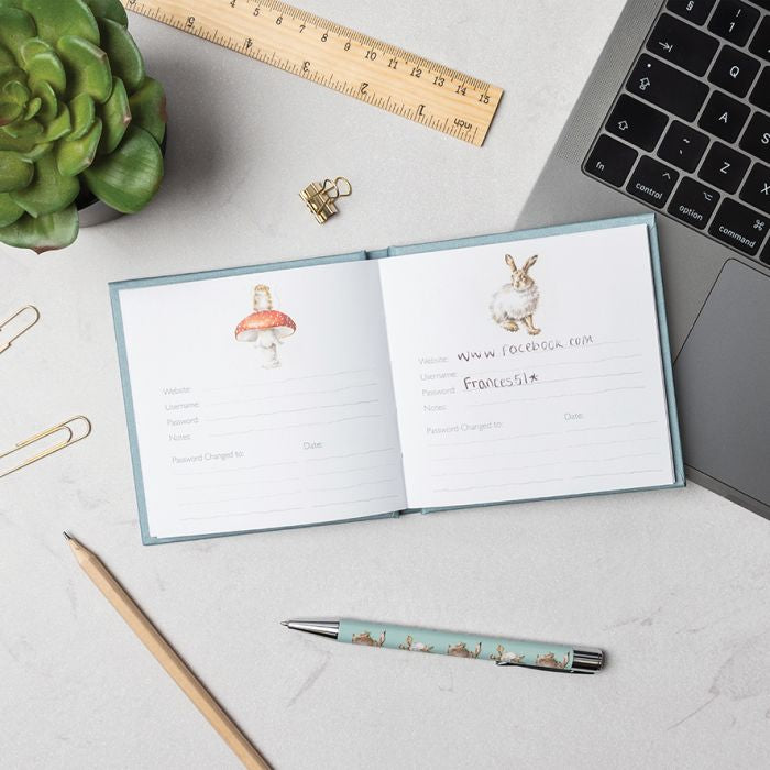 Snuggle as a Cub Fox Password Book by Wrendale Designs