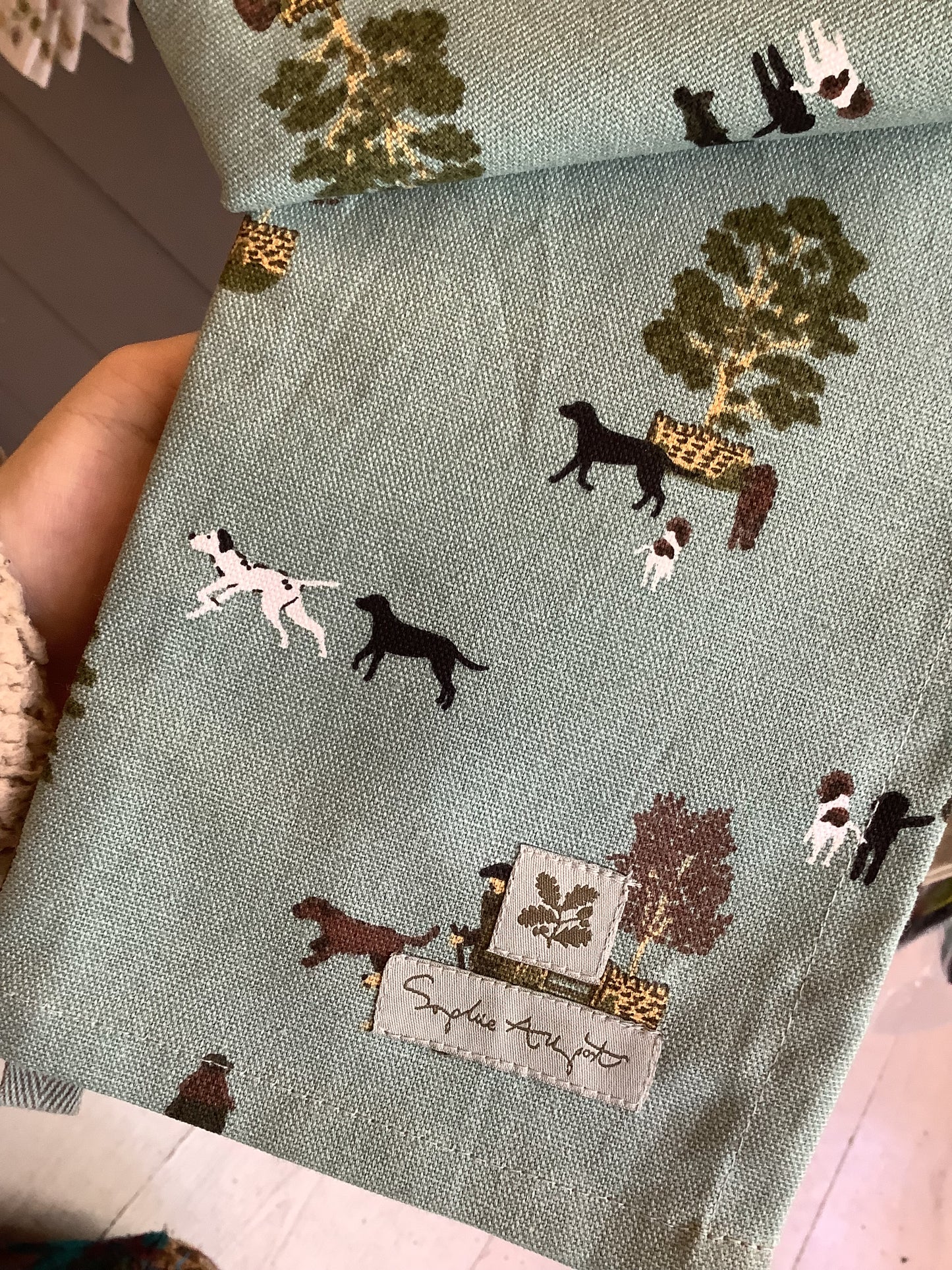 Set of 2 Woodland Walks Tea Towel by Sophie Allport