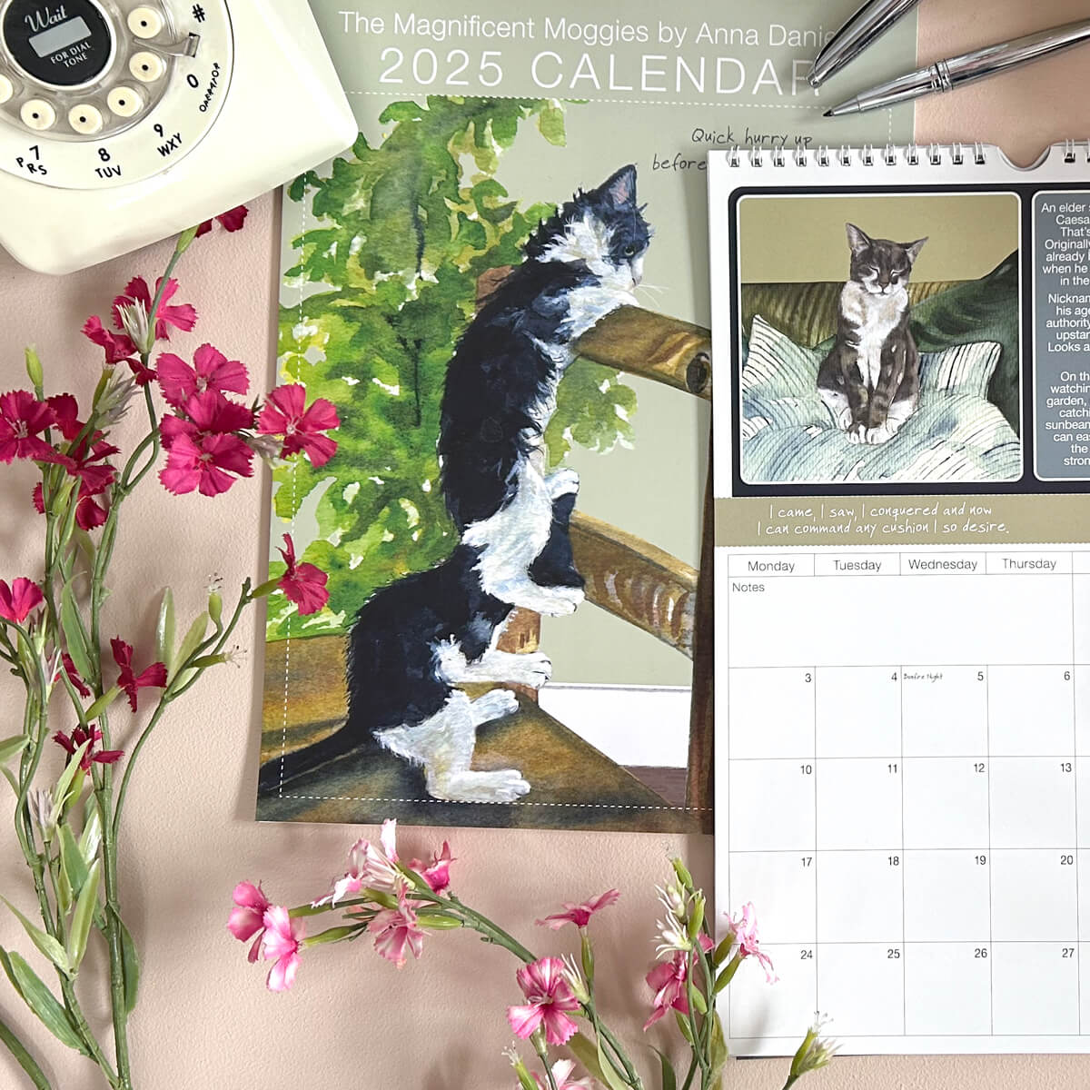 2025 Cat Calender Magnificent Moggies