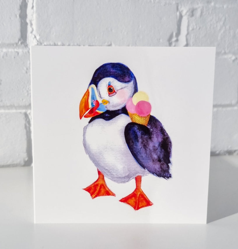 Puffin Delight Card