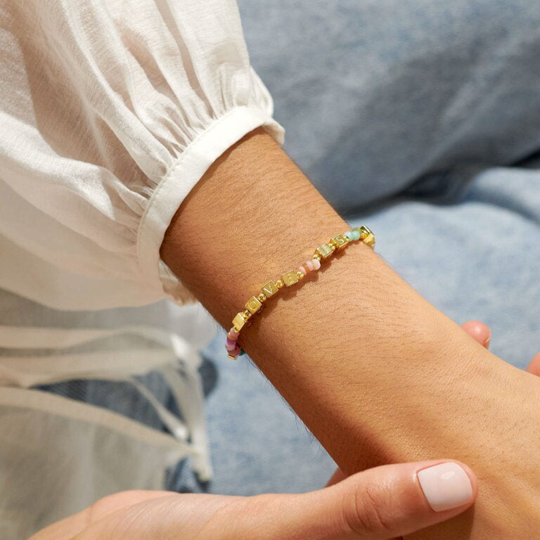 Joma Happy Little Moments 'Daughter' Bracelet In Silver Plating