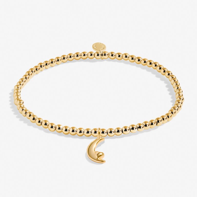 Joma A Little 'Love You To The Moon & Back' Bracelet In Gold Plating