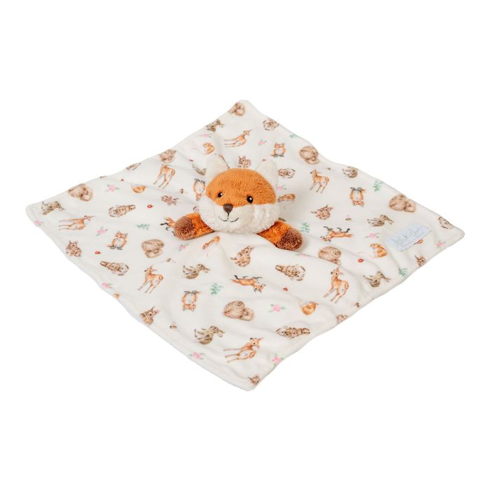 Wrendale ‘Little Forest’ Fox Plush Baby Comforter