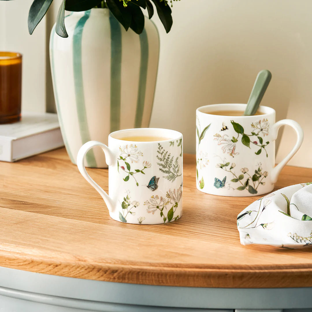 Wild Floral Fine Bone China Mug