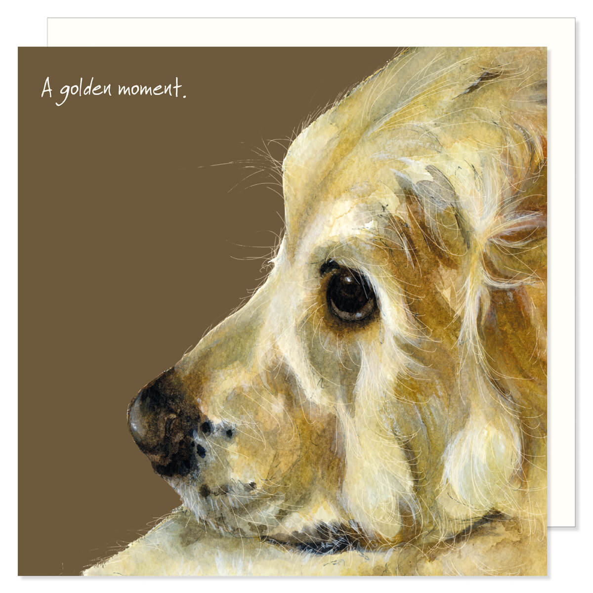 Card - Golden Moment Retriever by The Little Dog Laughed