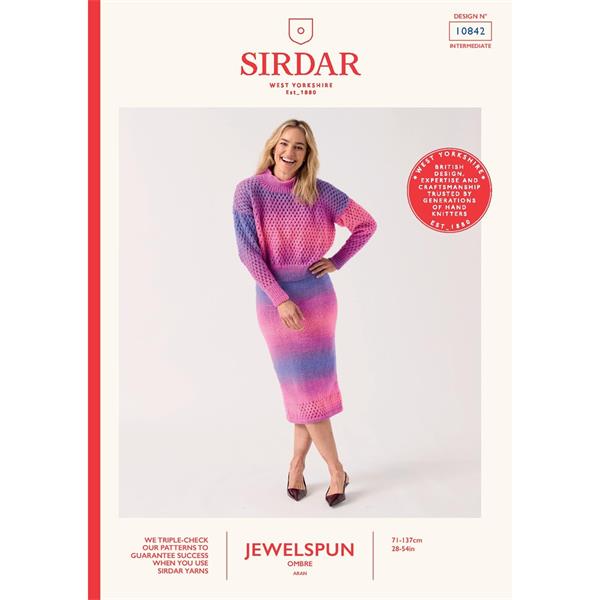 Pattern - Togetherness Two Piece in Jewelspun Ombre Aran 10842