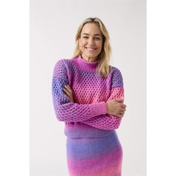 Pattern - Togetherness Two Piece in Jewelspun Ombre Aran 10842