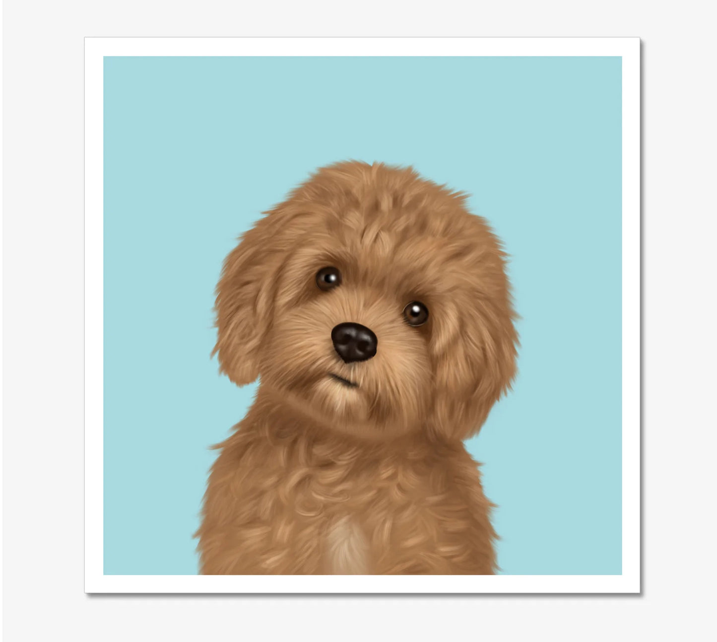 Cavapoo Art Print