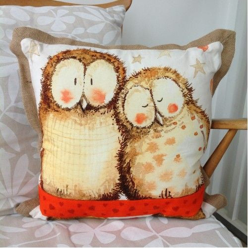 Alex Clark Owls Cushion
