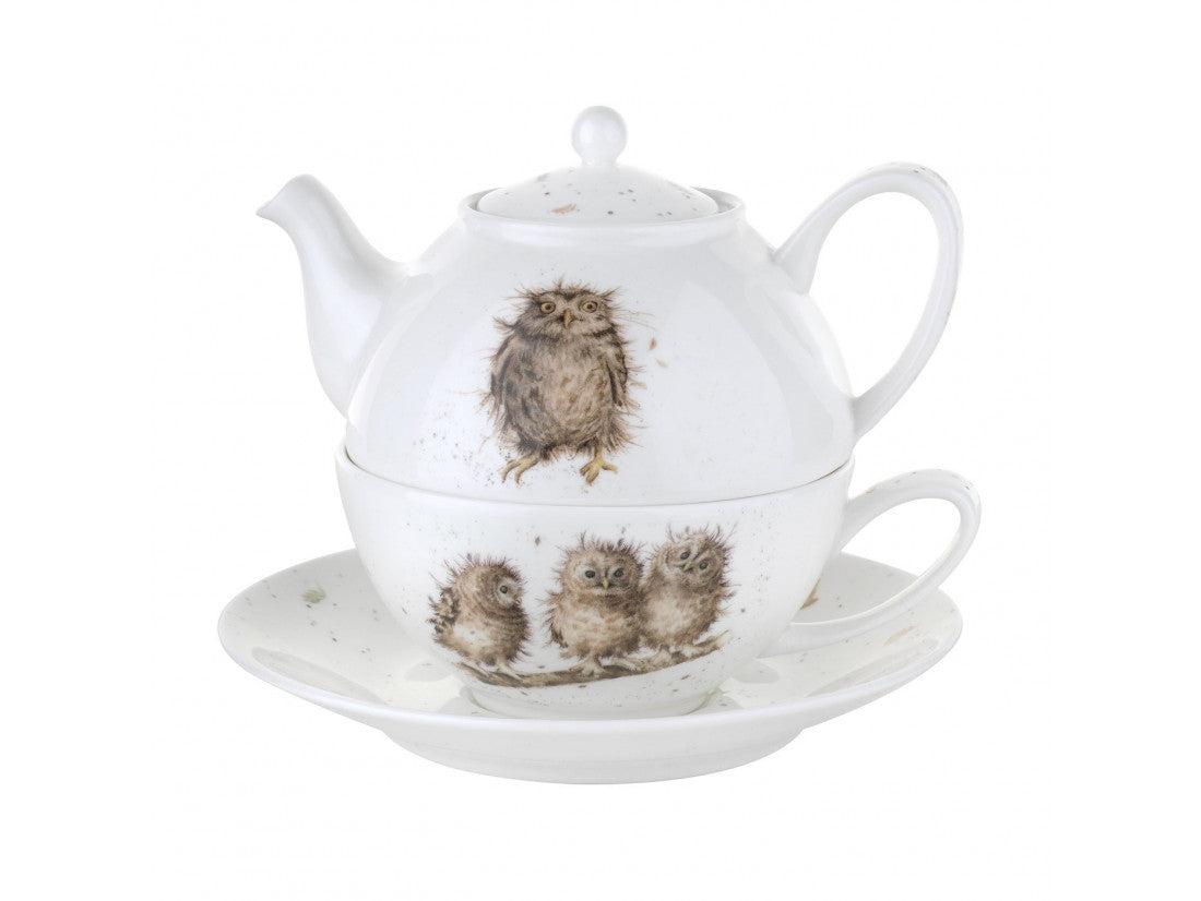 Wrendale Owls Tea for One Set