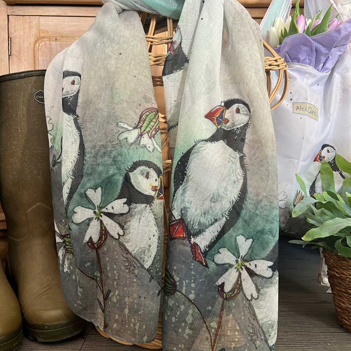 Puffins Scarf