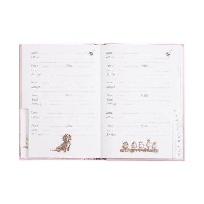 'PIGGY IN THE MIDDLE' GUINEA PIG & RABBIT ADDRESS BOOK