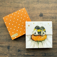Bees and Daisy Mini Magnetic Notepad