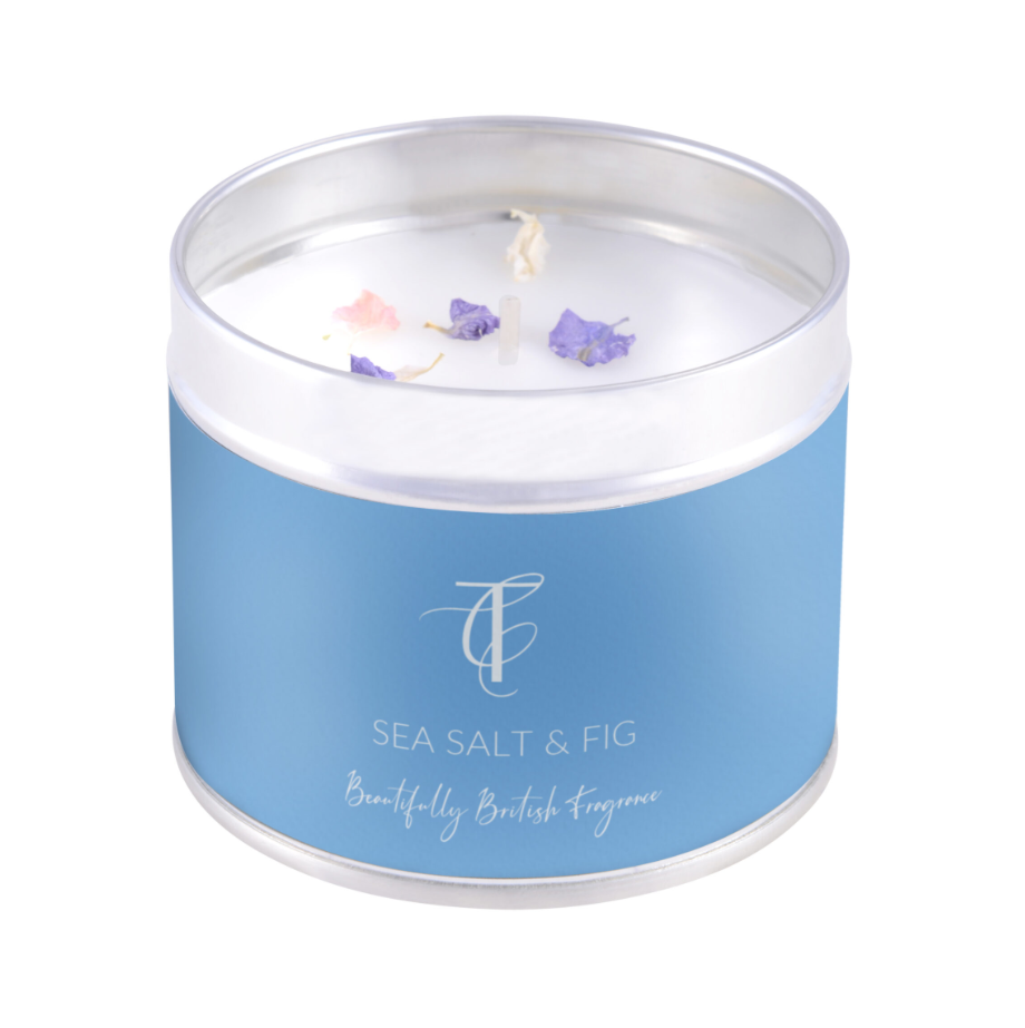 Pastels - Seasalt & Fig Tin Candle