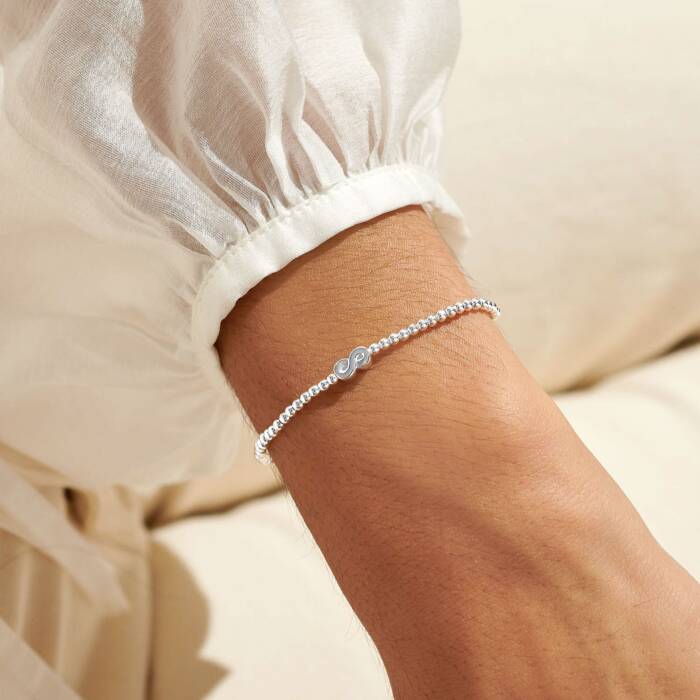 Share Happiness 'Forever My Friend Lucky To Have You' Bracelet in Silver