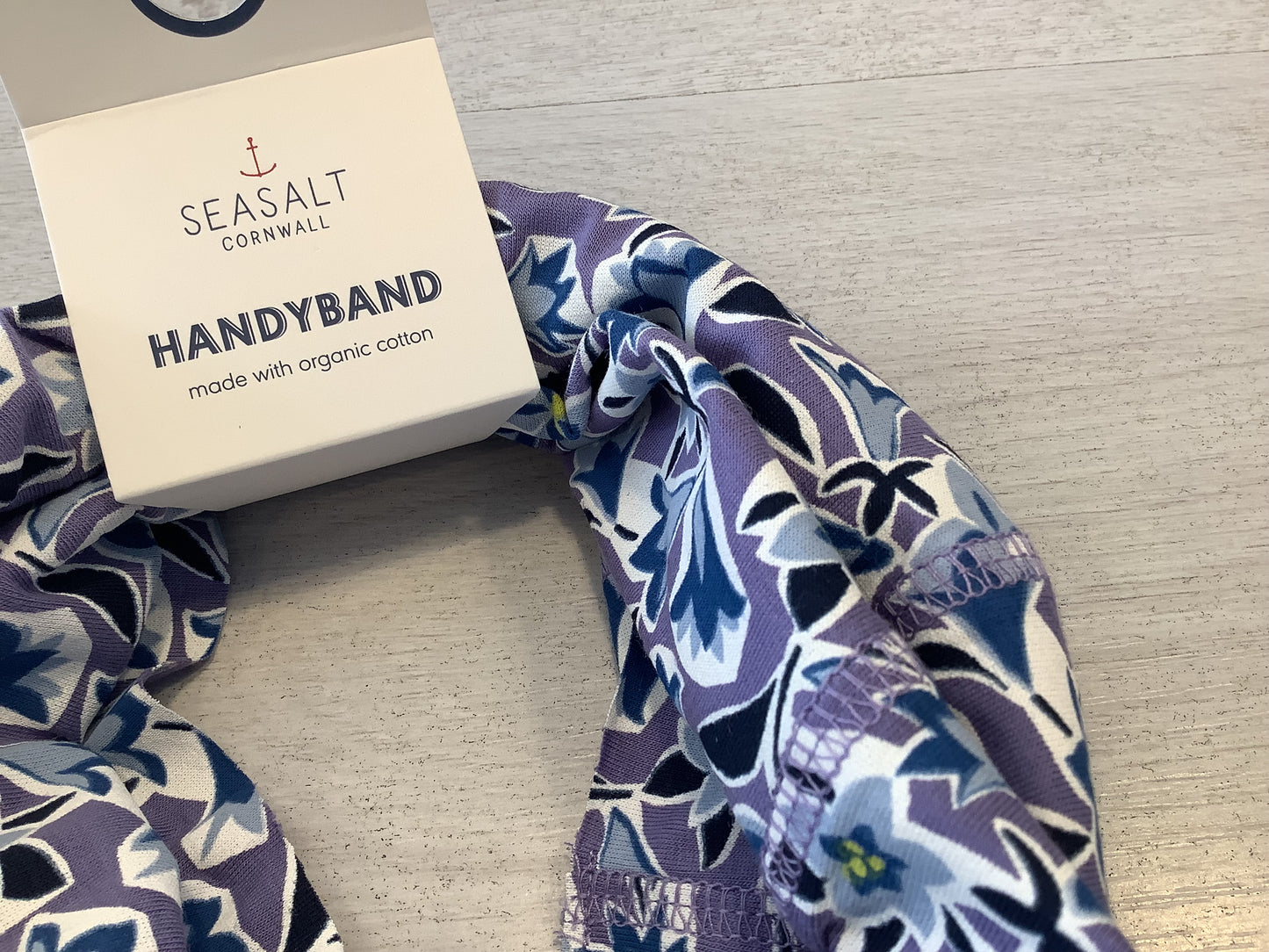 Seasalt Handyband Paper Bellflower Bilberry Organic Cotton