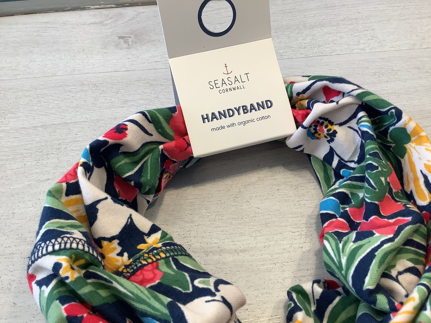 Seasalt Handyband Garden Flowers Night Organic Cotton