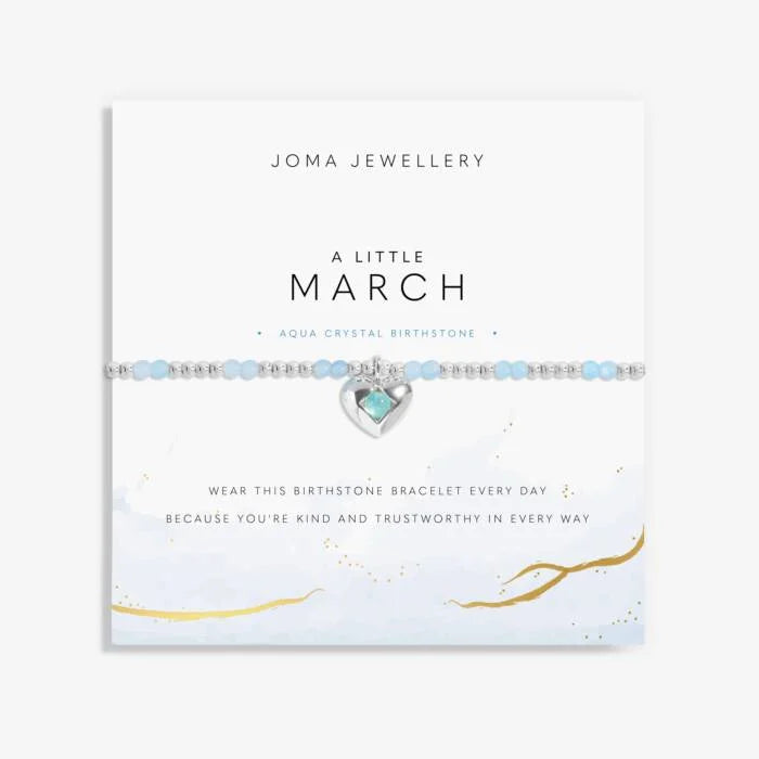 March ' Birthstone A Little Bracelet