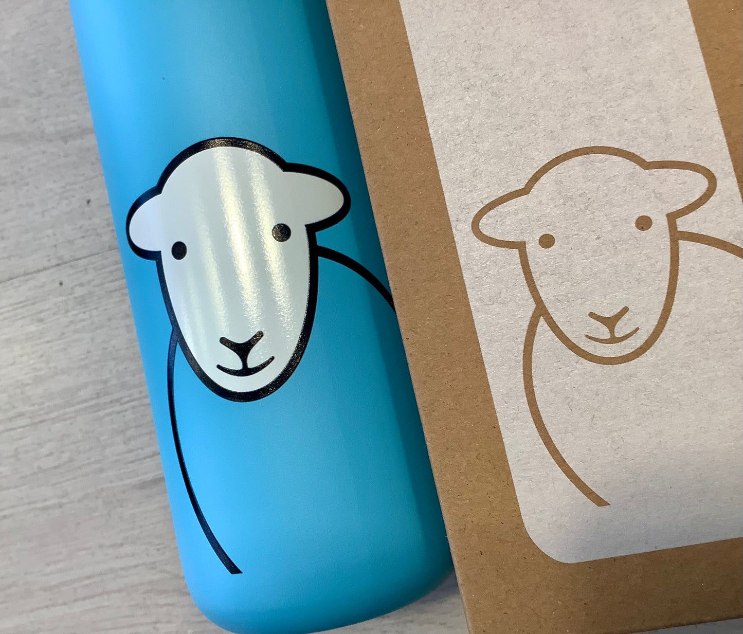 Blue Travel Flask