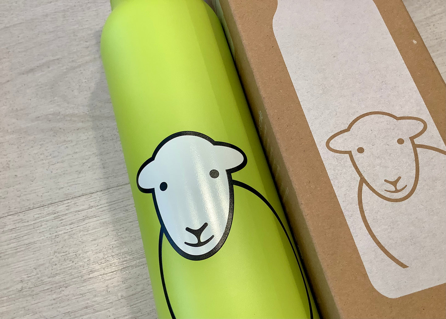 Green Travel Flask