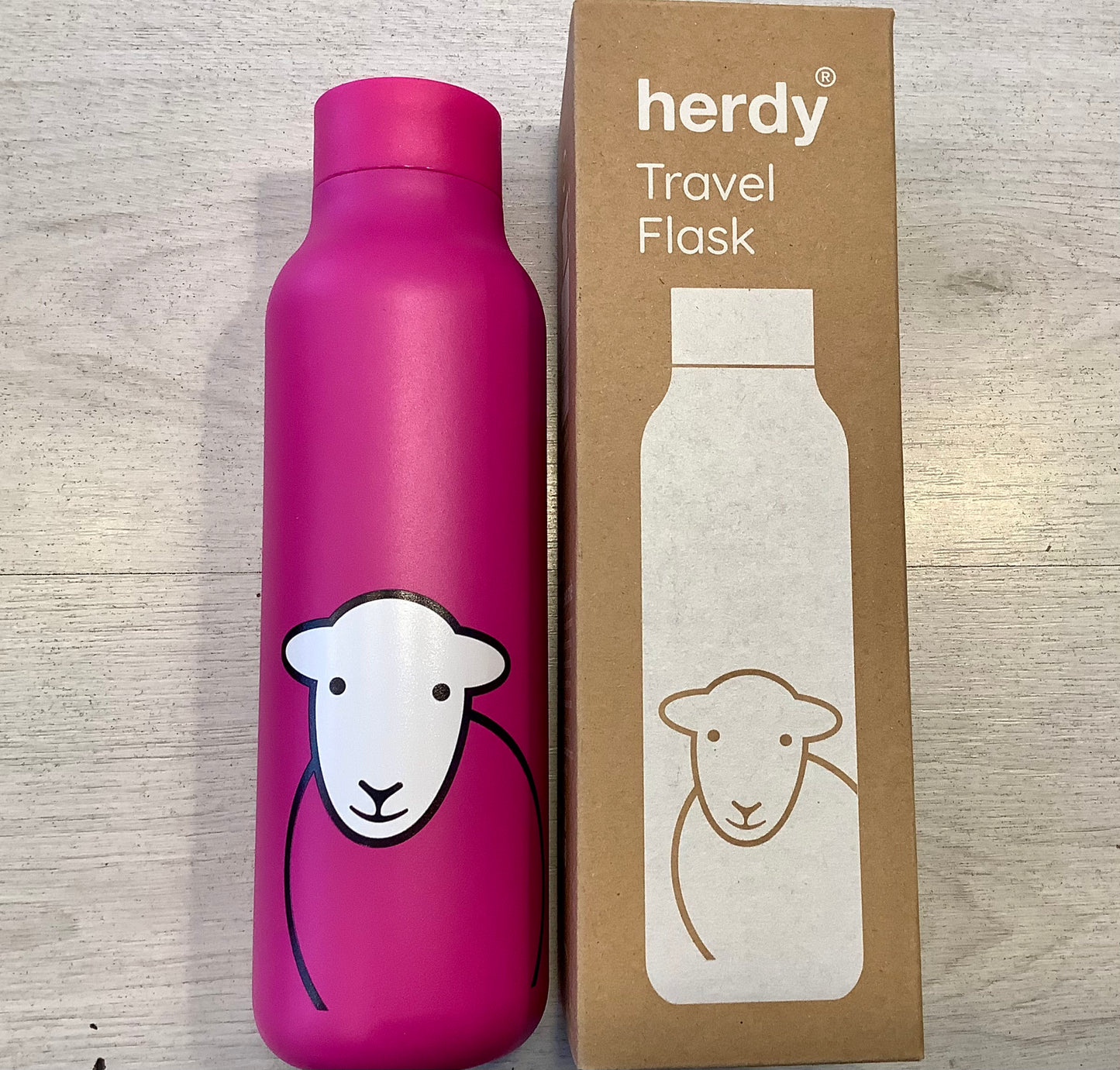 Pink Travel Flask