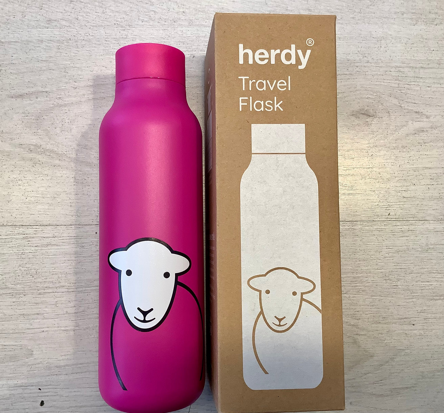 Pink Travel Flask