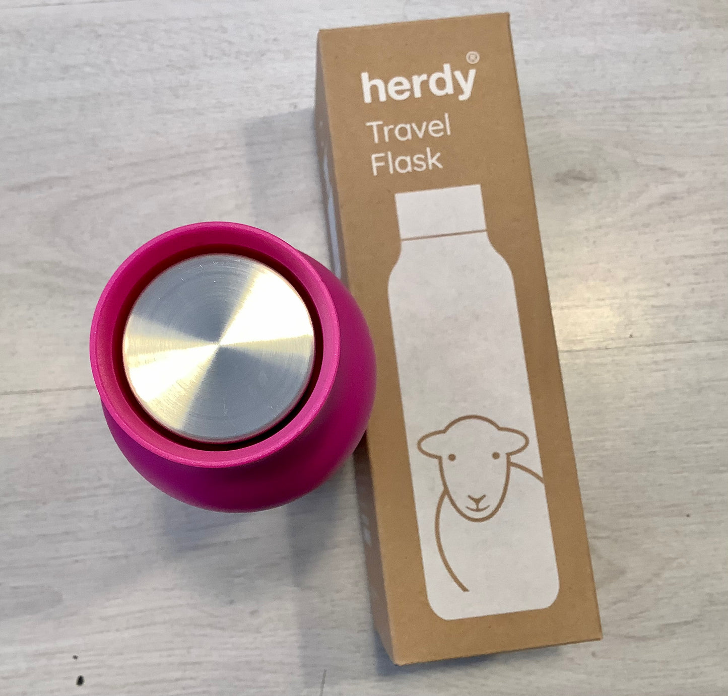 Pink Travel Flask