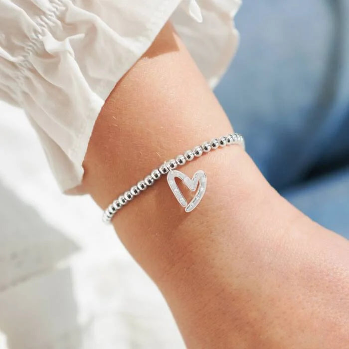 A Little 'Super Sister' Bracelet in Silver Plating