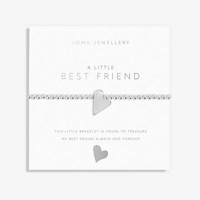 A Little 'Best Friend' Bracelet in Silver Plating