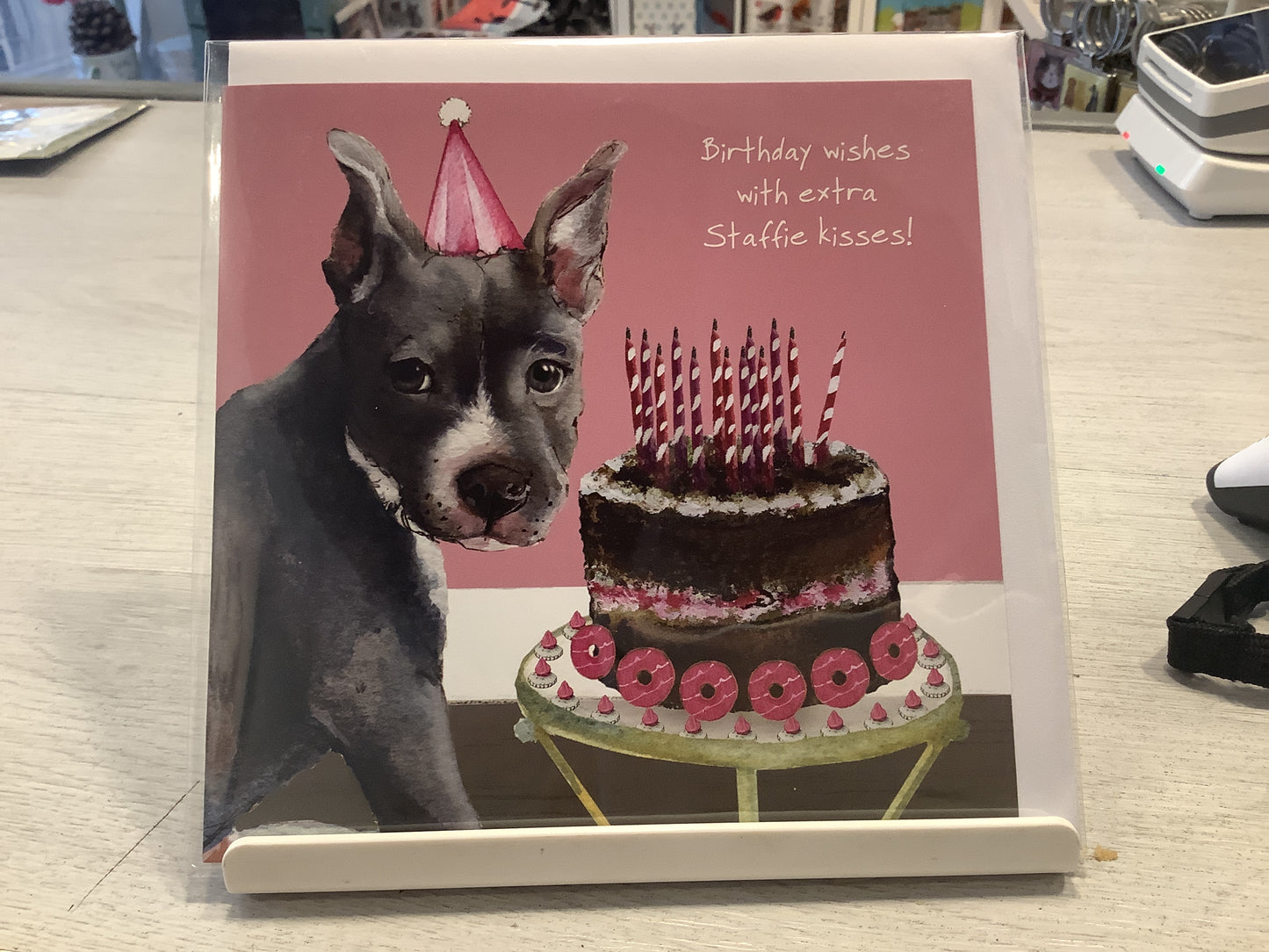 Card - Macy the Staffie Card by The Little Dog Laughed
