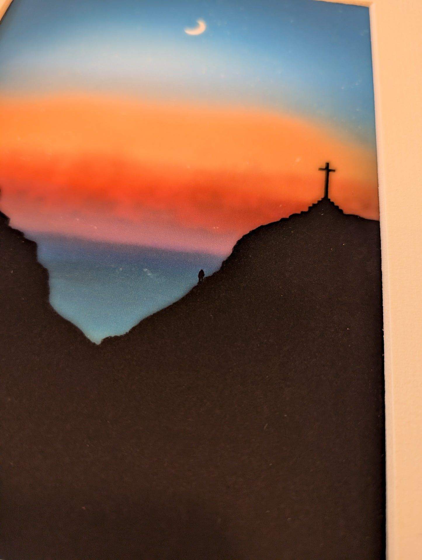 Mounted Llanddwyn Island Print