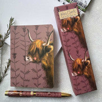 Highland Cow Soft Backed Blank Notebook