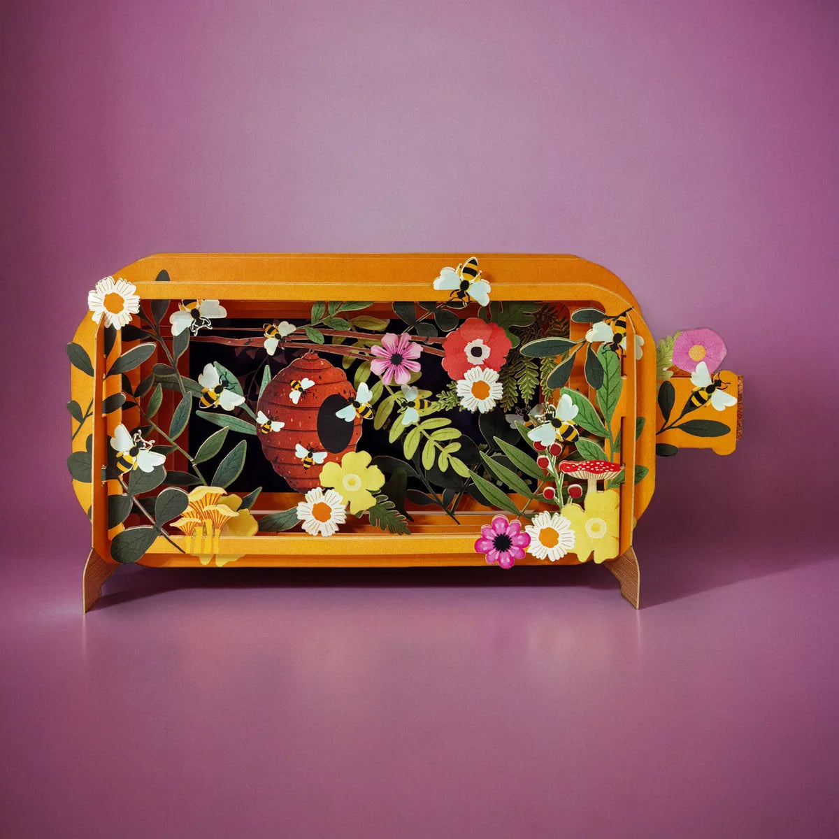 Alljoy Design Bee Message In A Bottle Card