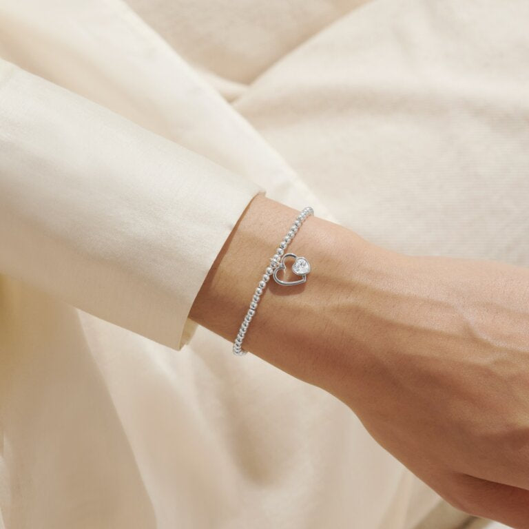 Mother's Day A Little 'First My Mum Forever My Friend' Bracelet In Silver Plating