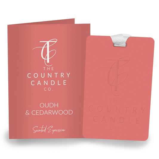 Oudh & Cedarwood Scented Expression Fragrance Card