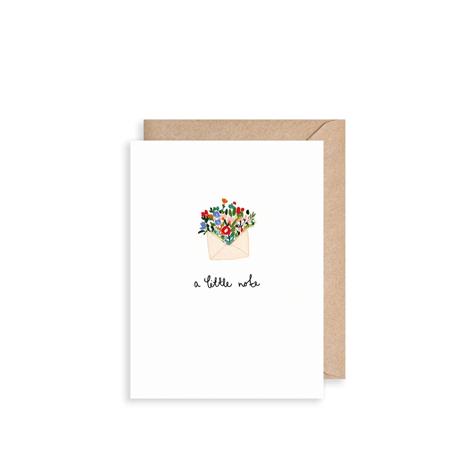 Louise Mulgrew A Little Note Flowers Mini Card