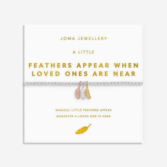 Joma Jewellery A Little Charmed Moments ‘Feathers Appear When Loved Ones Are Near’ Bracelet